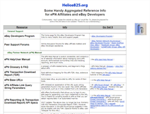 Tablet Screenshot of helios825.org
